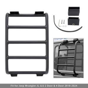2018-2024 Jeep Wrangler JL JLU 2 Door & 4 Door Rear Window Ladder Generic