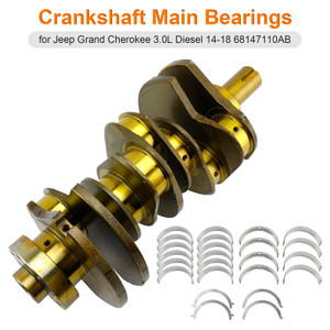 2014-2018 Jeep Grand Cherokee 3.0L Turbo V6 Diesel Crankshaft Main Bearings 68147110AA 68147110AB Generic