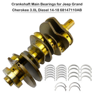 2014-2018 Jeep Grand Cherokee 3.0L Turbo V6 Diesel Crankshaft Main Bearings 68147110AA 68147110AB Generic