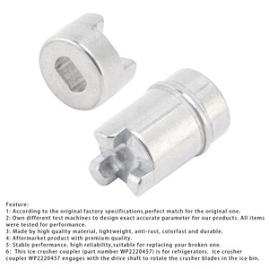 WP2220457 Refrigerator Ice Crusher Coupler + WP2220458 Coupling Ice Makers and Dispensers