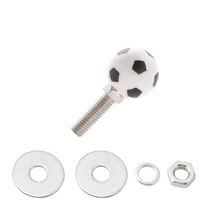 4x Custom SOCCER License Plate Bolt Screw Plastic Motorcycle Chopper Trike