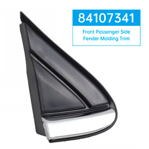 2018-2023 Chevrolet Equinox Front Passenger Side Fender Molding Trim 84107341 Generic