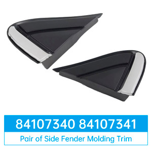 2018-2023 Chevrolet Equinox Pair of Side Fender Molding Trim 84107340 84107341 Generic