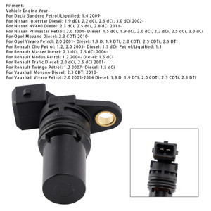 2001- Renault Trafic Diesel Twingo Petrol Speed Sensor 319359125R Generic