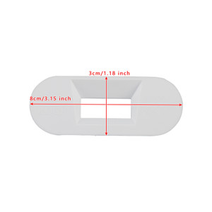 W11545554 Washer Lid Lock Bezel White
