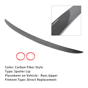 2017-2023 BMW F90 M5 Carbon Fiber Style Rear Trunk Spoiler Wing Generic