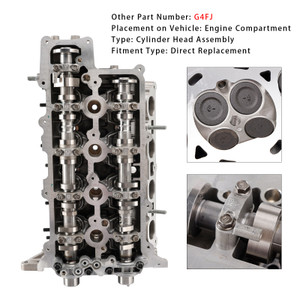 2012-2016 Veloster Base 1.6L Cylinder Head Assembly G4FJ 22100-2B720 Generic