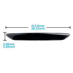 2002-2009 VW Polo MK4 IV Hatchback Rear LED High Level Third Brake Light Stop Lamp Black Generic