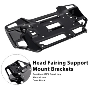 2014-2023 Harley Touring street Glide 1 PC Head Brackets 57000186 Black Generic