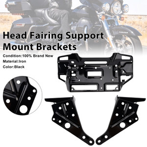 2014-2023 Harley Touring street Glide 1 Set Head Brackets 57000186 57000169 57000170 Generic
