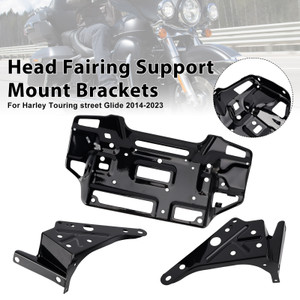 2014-2023 Harley Touring street Glide 1 Set Head Brackets 57000186 57000169 57000170 Generic
