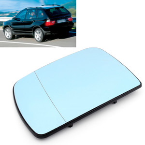 1998-2006 BMW X5 E53 SUV Heated Left Driver Side Wing Mirror Glass 51167039597 Blue Generic