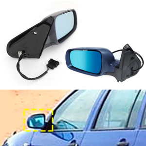 1998-2005 VW Bora 1998-2005 Left&Right Hand Side Door Wing Mirror Heated Electric Primed 1J1857507D Generic