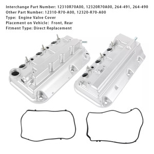 2008-2017 Honda Odyssey 3.5L V6 2PCS Engine Valve Cover 12310-R70-A00 Generic