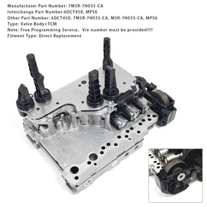 2010-2011 MONDEO 1.6L 2.0L 2.2L Transmission Mechatronic Valve Body+TCM 7M5R-7H035-CA Generic