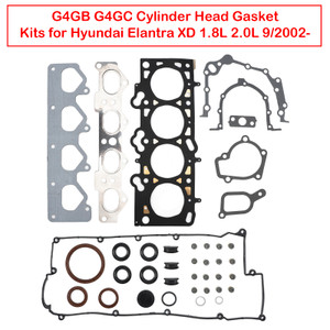 2002-2011 HYUNDAI ELANTRA XD FC 1.8L 2.0L Cylinder Head Gasket Kits G4GB G4GC Generic
