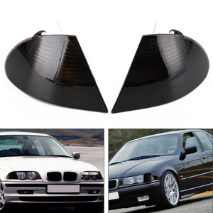1998-2001 BMW 3 Series E46 Sedan Pair White Corner Side Light 63136902766 63136902765 Gray Generic