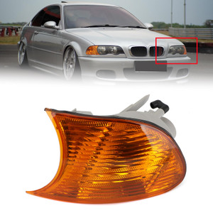 1998-2001 BMW 3 Series E46 2-Door Coupe Left Side Amber Corner Light 63126904299 Generic