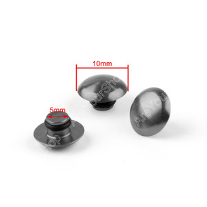 Hex Socket Bolt Screw Nut Head Cover Cap M6 6MM Universal, Gunmetal