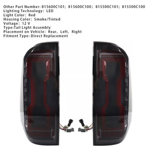 2014-2018 Toyota Tundra V8 5.7L 1Pair LED Tail Light Assembly 815600C101 Generic