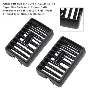 1997-2006 Jeep Wrangler TJ 2PCS Side Dash Vents Louver Outlet Driver Passenger 5DP54TAZ Generic