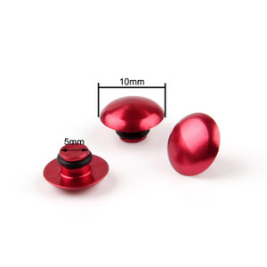 Hex Socket Bolt Screw Nut Head Cover Cap M6 6MM Universal, Red