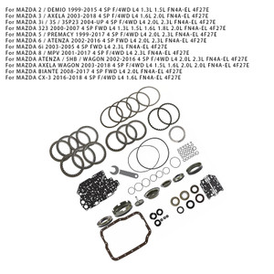 2000-2007 MAZDA 323 Transmission Banner Rebuild Kit FN4A-EL 4F27E 1.6mm thick Generic