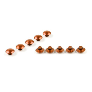 Hex Socket Bolt Screw Nut Head Cover Cap M8 8MM Universal, Orange