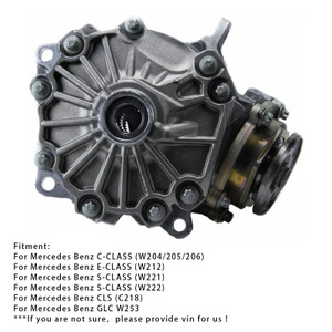 Mercedes Benz GLC C E S Class 4-Matic W253 W212 W204 W205 W221 Front Differential 2213301702 Generic