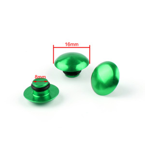 Hex Socket Bolt Screw Nut Head Cover Cap M10 10MM Universal, Green