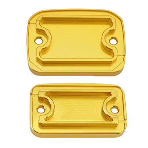 2018-2023 Ducati Scrambler 1100 CNC CNC Front Brake and Clutch Fluid Tank Caps Gold Generic