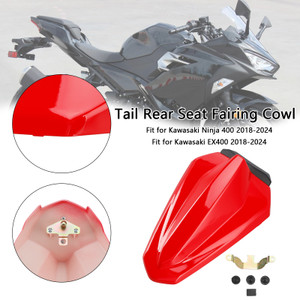 2018-2024 Kawasaki EX400 Racing Tail Rear Seat Fairing Cowl Red Generic