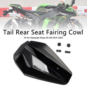 2019-2025 Kawasaki Ninja ZX-6R Tail Rear Seat Fairing Cowl Black Generic