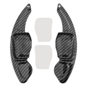 2012-2016 Charan Carbon Look Steering Wheel Paddle Shifter Extension Black Generic