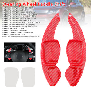 Volkswagen Magotan R20 Carbon Look Steering Wheel Paddle Shifter Extension Red Generic