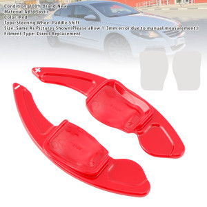 2013-2015 Volkswagen Lingdu Steering Wheel Paddle Shifter Extension Red Generic