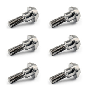 12PCs M6 x 21mm Ti Motor Brake Rotor Bolt Screw For SUZUKI GSXR 600 750 1000, Titanium