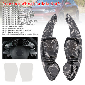 2013-2016 Volkswagen Langxing Steering Wheel Paddle Shifter Extension Black Forged Pattern Generic