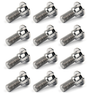 12PCs M8 x 22mm Ti Brake Rotor Bolt Suzuki GSXR Bandit, Titanium
