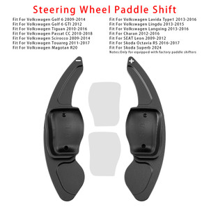 2011-2017 Volkswagen Touareg Steering Wheel Paddle Shifter Extension Aluminium Black Generic