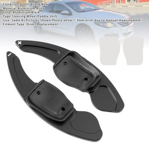 2013-2015 Volkswagen Lingdu Steering Wheel Paddle Shifter Extension Aluminium Black Generic