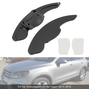 2013-2016 Volkswagen Langxing Steering Wheel Paddle Shifter Extension Aluminium Black Generic