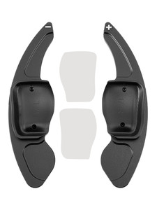2009-2012 SEAT Leon Steering Wheel Paddle Shifter Extension Aluminium Black Generic