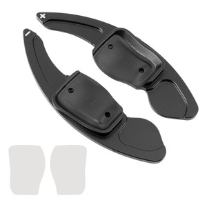2016-2017 Skoda Octavia RS Steering Wheel Paddle Shifter Extension Aluminium Black Generic