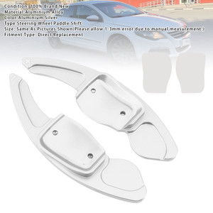 2024 Skoda Superb Steering Wheel Paddle Shifter Extension Aluminium Silver Generic