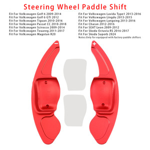 2011-2017 Volkswagen Touareg Steering Wheel Paddle Shifter Extension Aluminium Red Generic