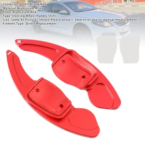 2013-2015 Volkswagen Lingdu Steering Wheel Paddle Shifter Extension Aluminium Red Generic