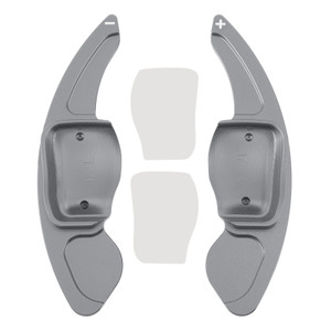 2009-2012 SEAT Leon Steering Wheel Paddle Shifter Extension Aluminium Grey Generic