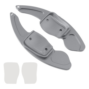 2009-2012 SEAT Leon Steering Wheel Paddle Shifter Extension Aluminium Grey Generic