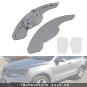 2009-2012 SEAT Leon Steering Wheel Paddle Shifter Extension Aluminium Grey Generic